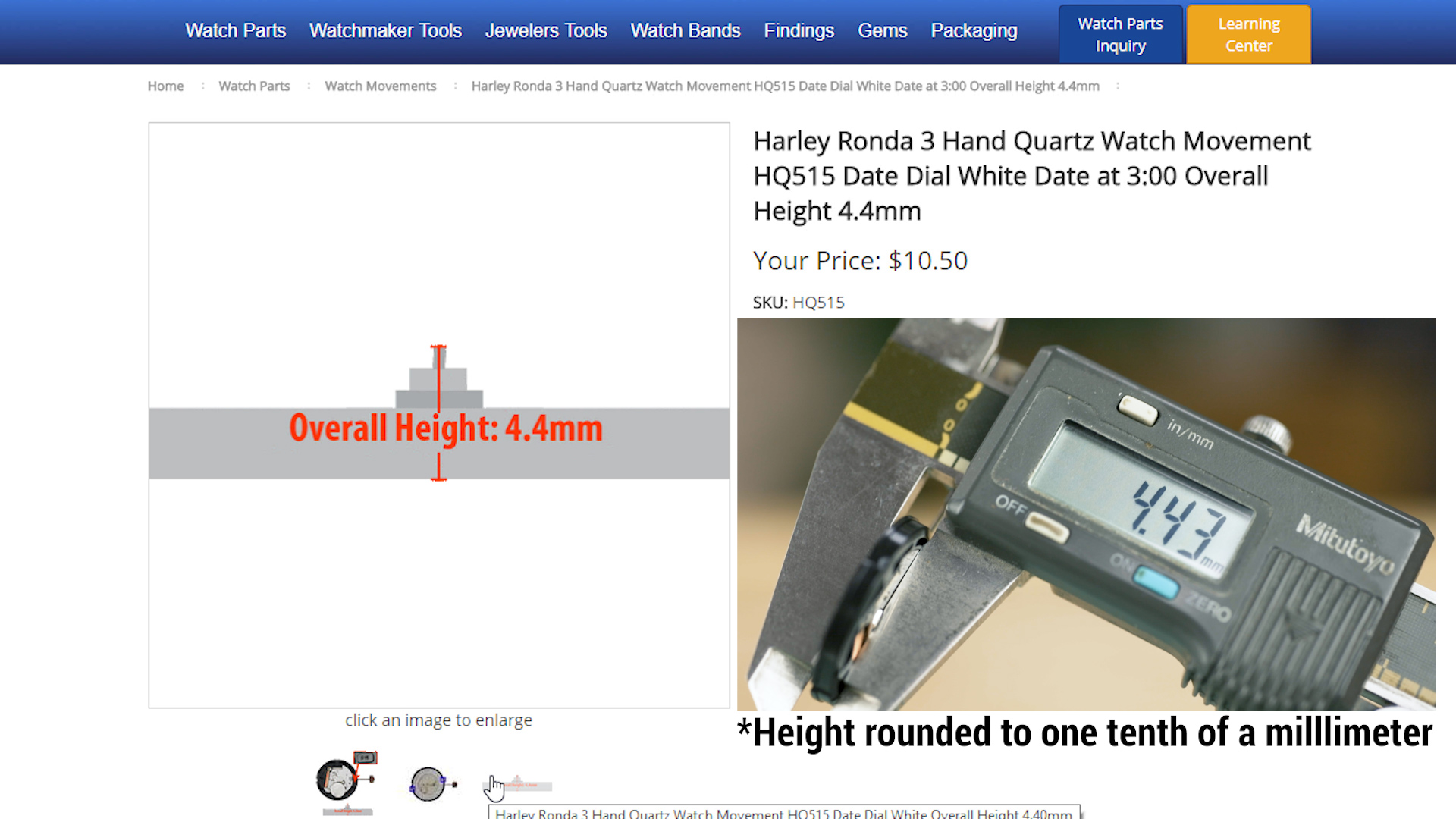 How to Measure the Overall Height of a Watch Movement Esslinger Watchmaker Supplies Blog