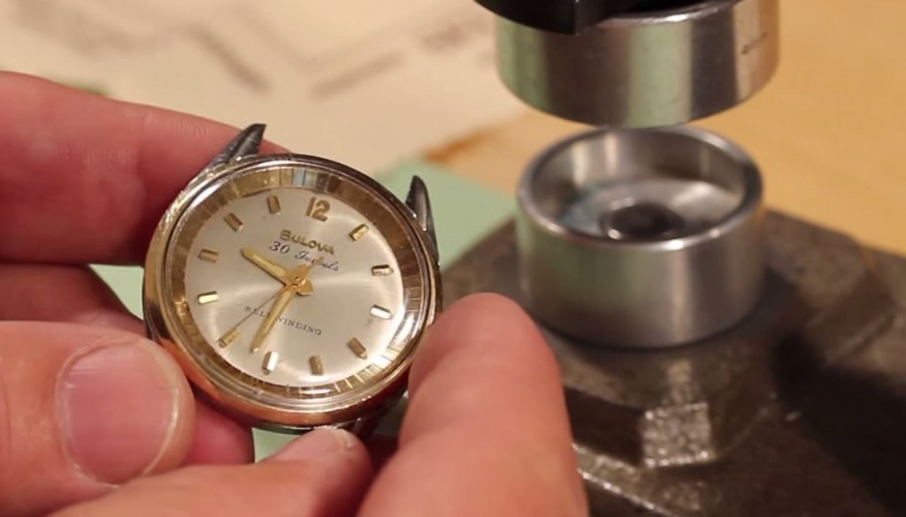 How to Press a Bezel Fit Watch Crystal into Place with a Watch Crystal ...