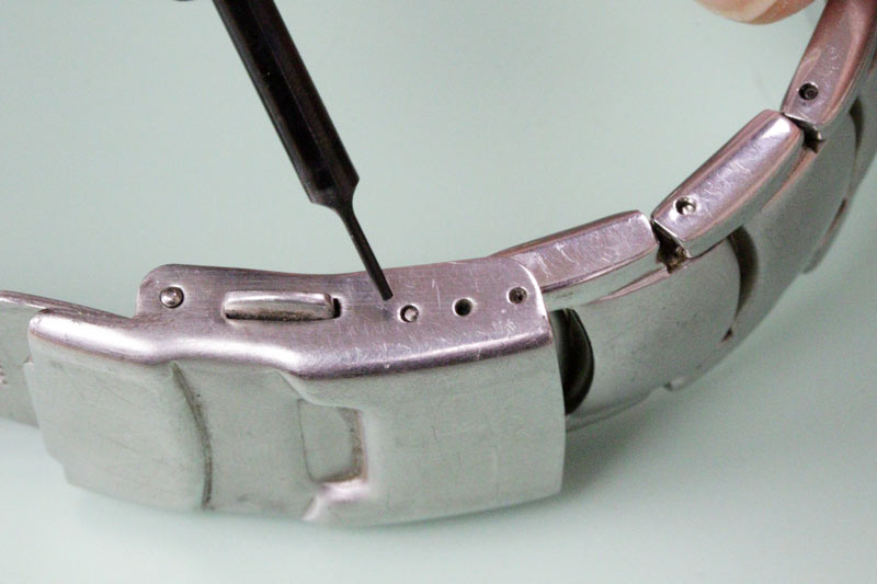 How to Replace a TriFold Style Watch Band Clasp with Buttons and a