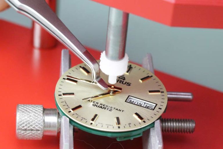 How to Use Horotec 3 Position Watch Hand Press Esslinger Watchmaker