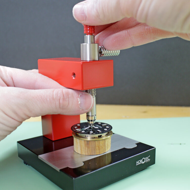 How to Use Horotec Watch Hand Removing Press 05.129 Esslinger