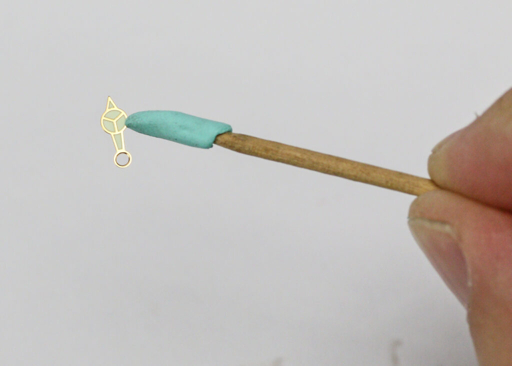 Use Pegwood to Hold 6033 bergeon Rodico Putty for Watch Parts and Watch Cleaning